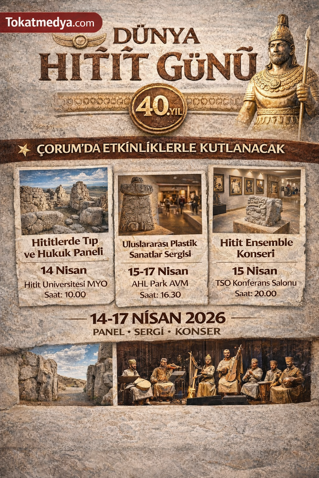 Dünya Hitit Günü Çorum’da etkinliklerle kutlanacak