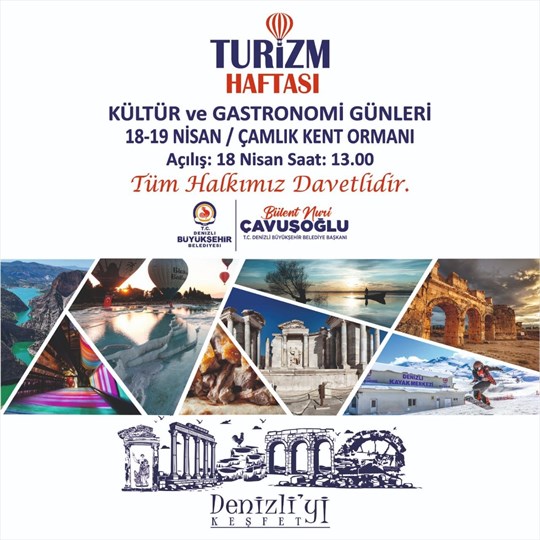 Denizli’de Turizm Haftası’na Kültür ve Gastronomi Buluşması
