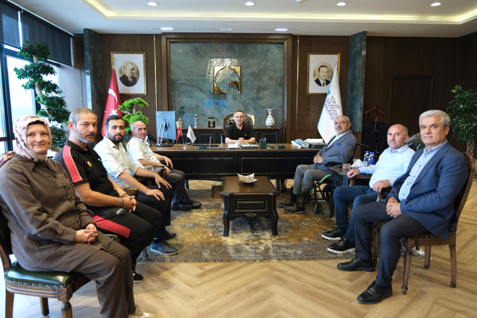 TOKKON Başkanı Ahmet Yılmaz’dan Rektör Prof. Dr. Fatih Yılmaz’a Ziyaret