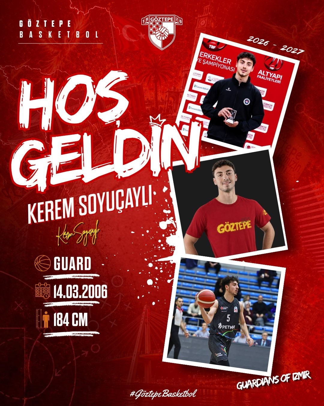 Göztepe Basketbol, Kerem Soyuçaylı’yı kadrosuna kattı