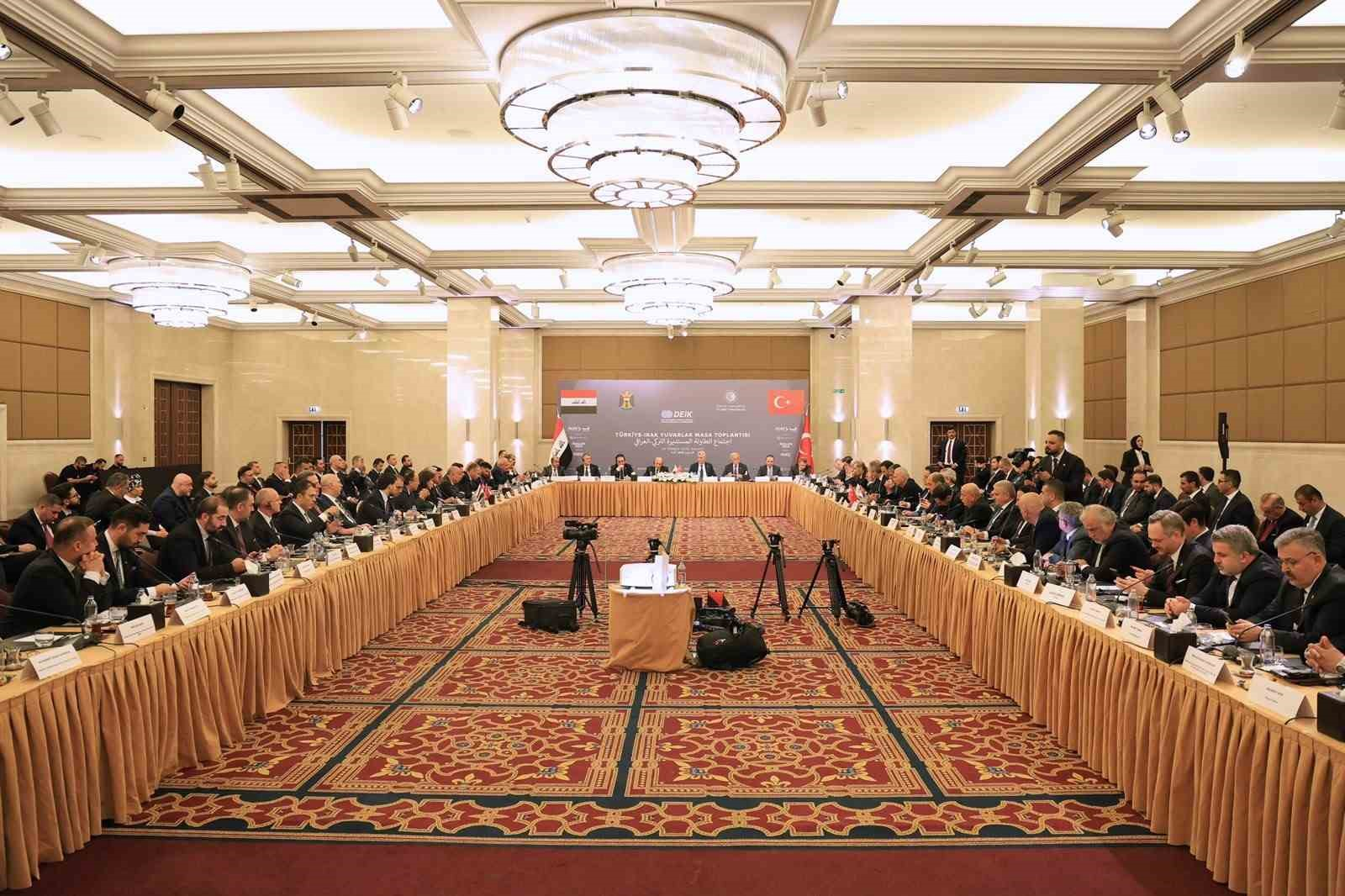 DEİK/Türkiye-Irak Yuvarlak Masa Toplantısı Ankara’da gerçekleştirildi