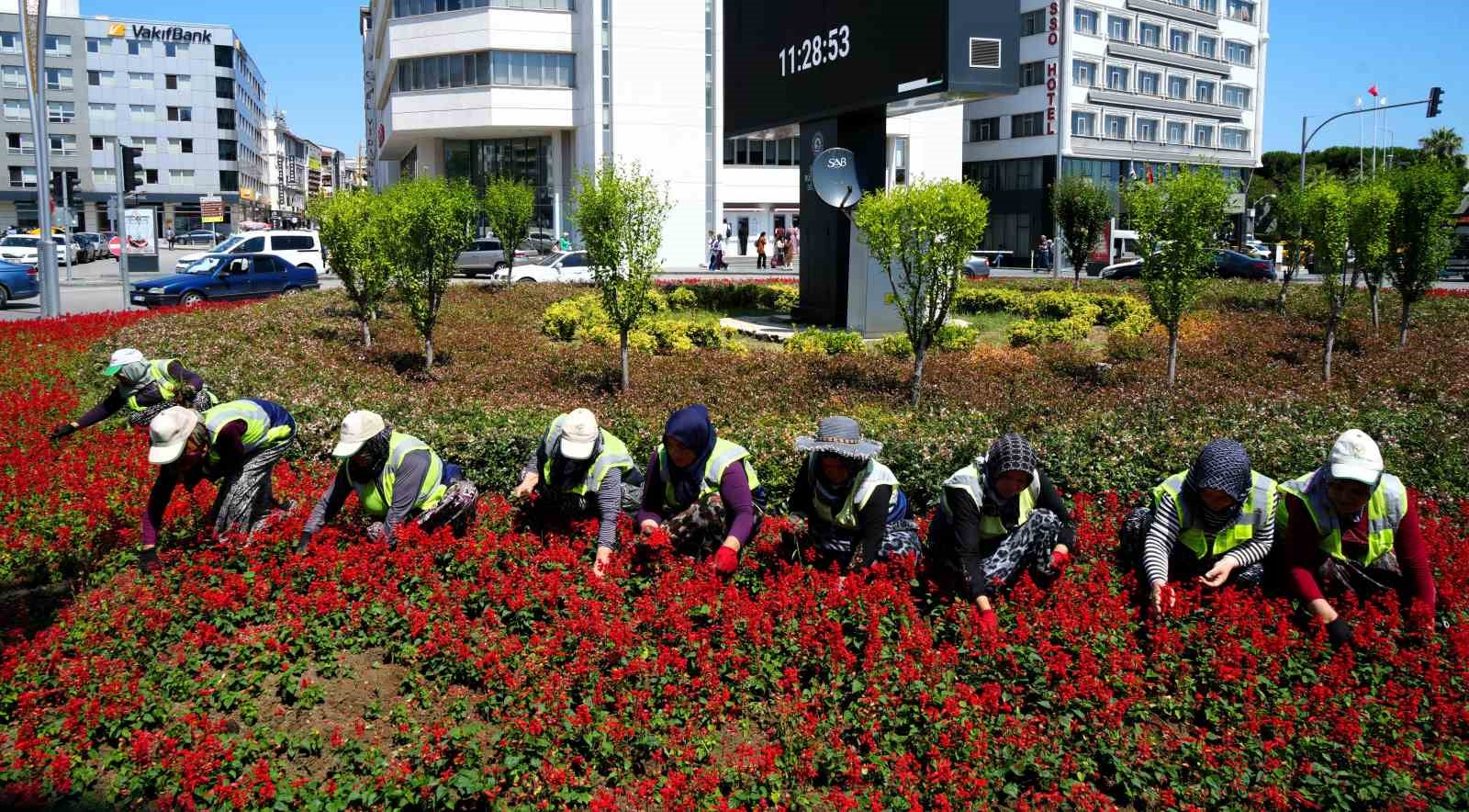Kadınların emeğiyle Samsun çiçek açıyor