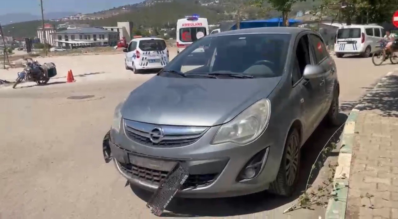 Osmaniye’de motosiklet ile otomobil çarpıştı: 1 yaralı