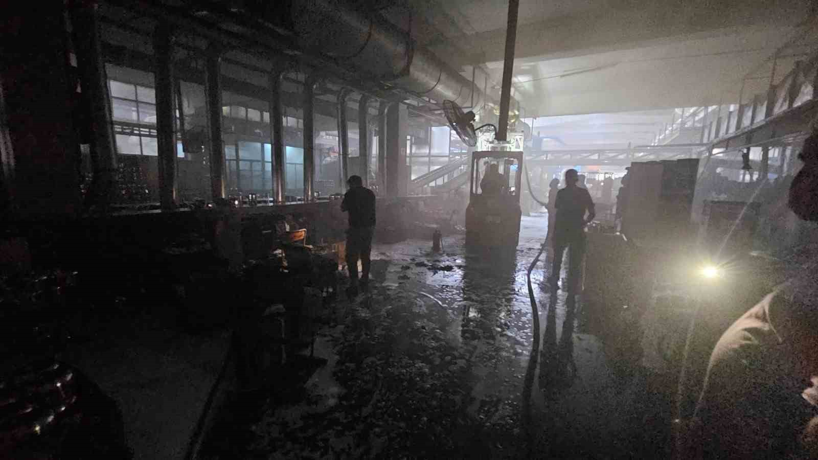 Kahramanmaraş’ta fabrika yangını
