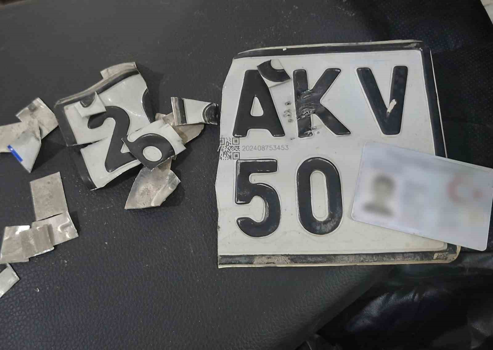 Bakıma bırakılan motosikletle polisten kaçan elemana 265 bin TL ceza kesildi