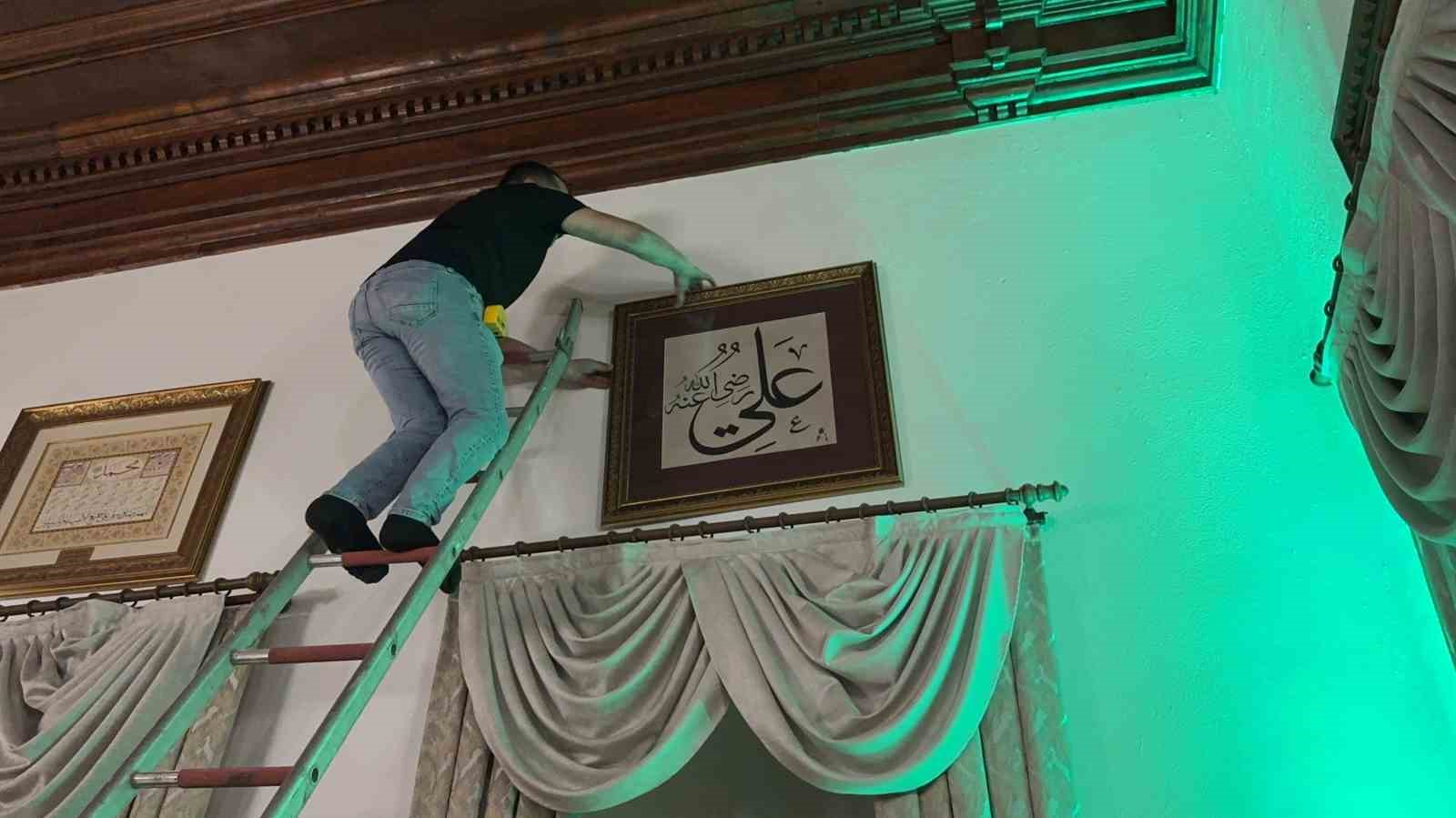 Üftâde Hazretleri’nin makamında baskı levhaları yeniden tefriş edildi