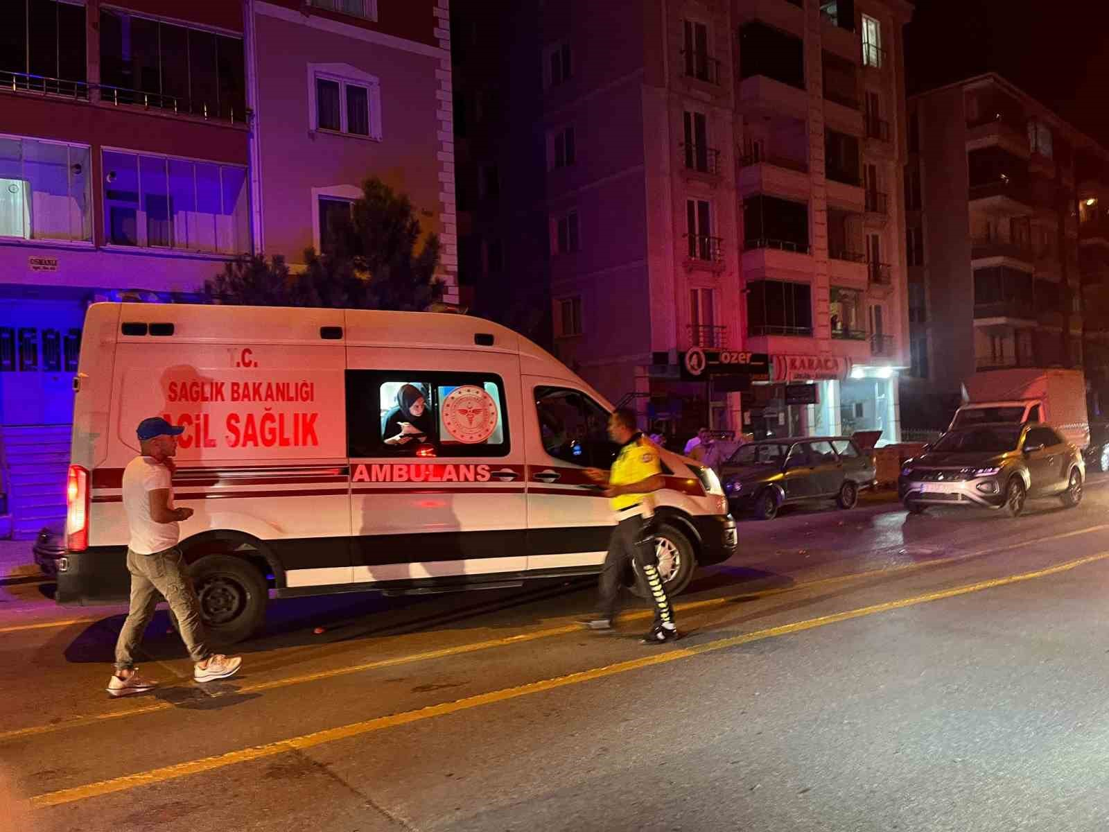 Çorum’da otomobilin çarptığı yaya yaralandı