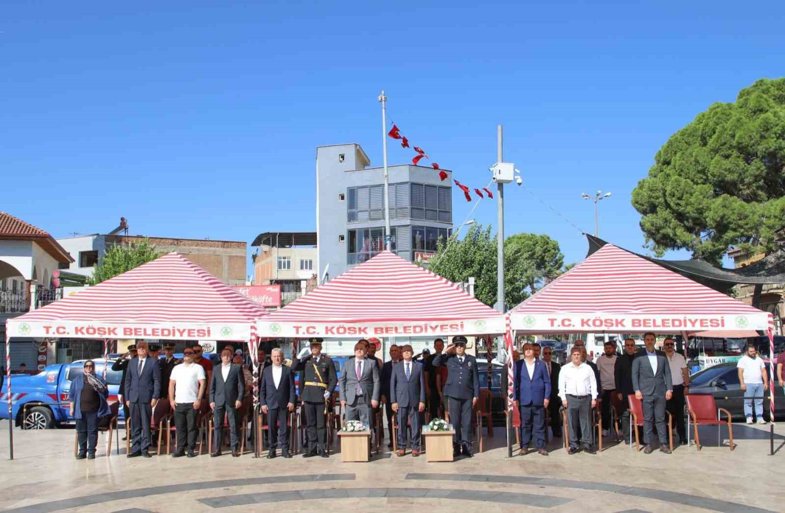 Köşk’te 30 Ağustos Zafer Bayramı gurur ve coşkuyla kutlandı