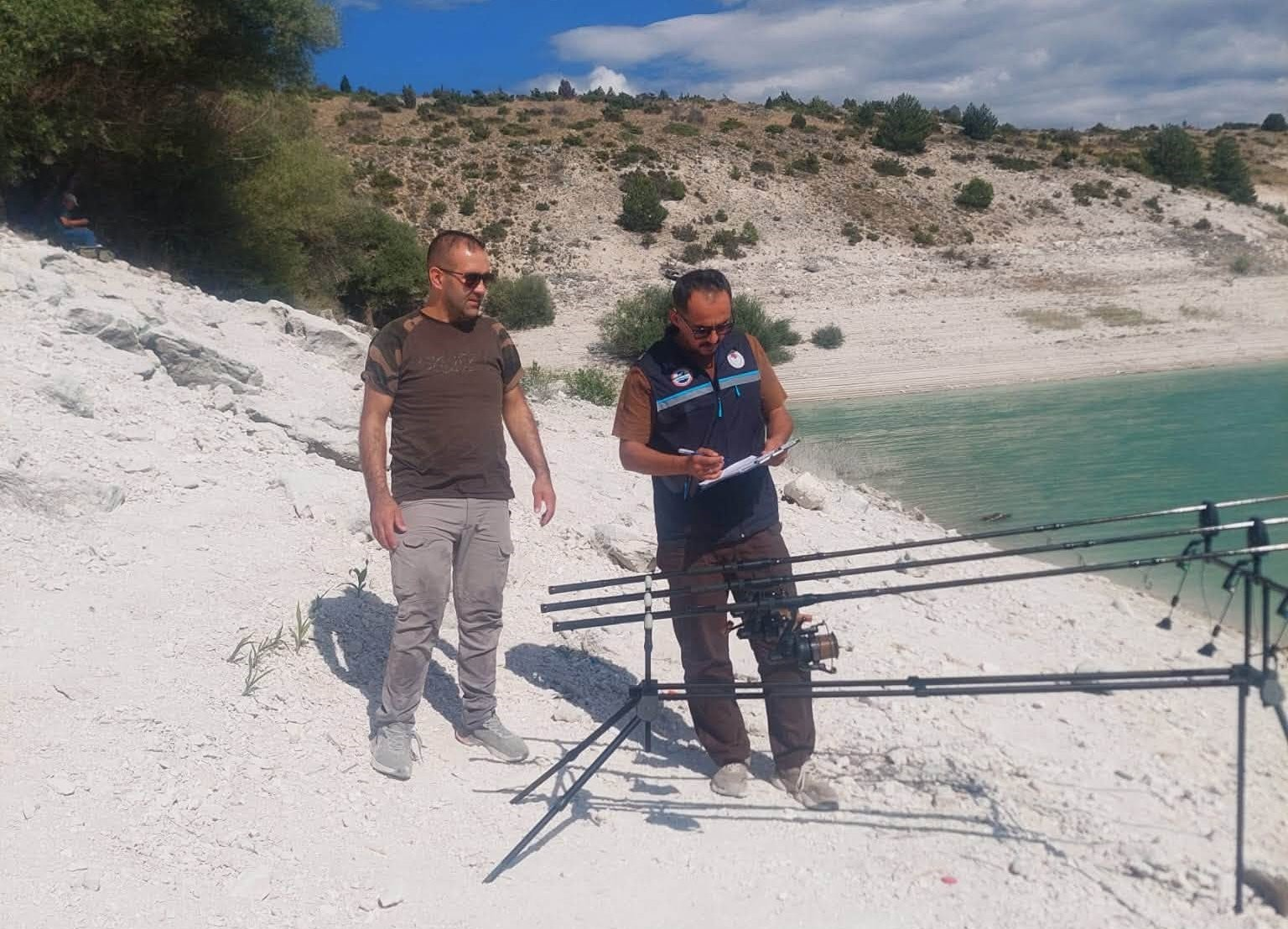 Çavdarhisar Barajı’nda su ürünleri ve avcılık denetimi
