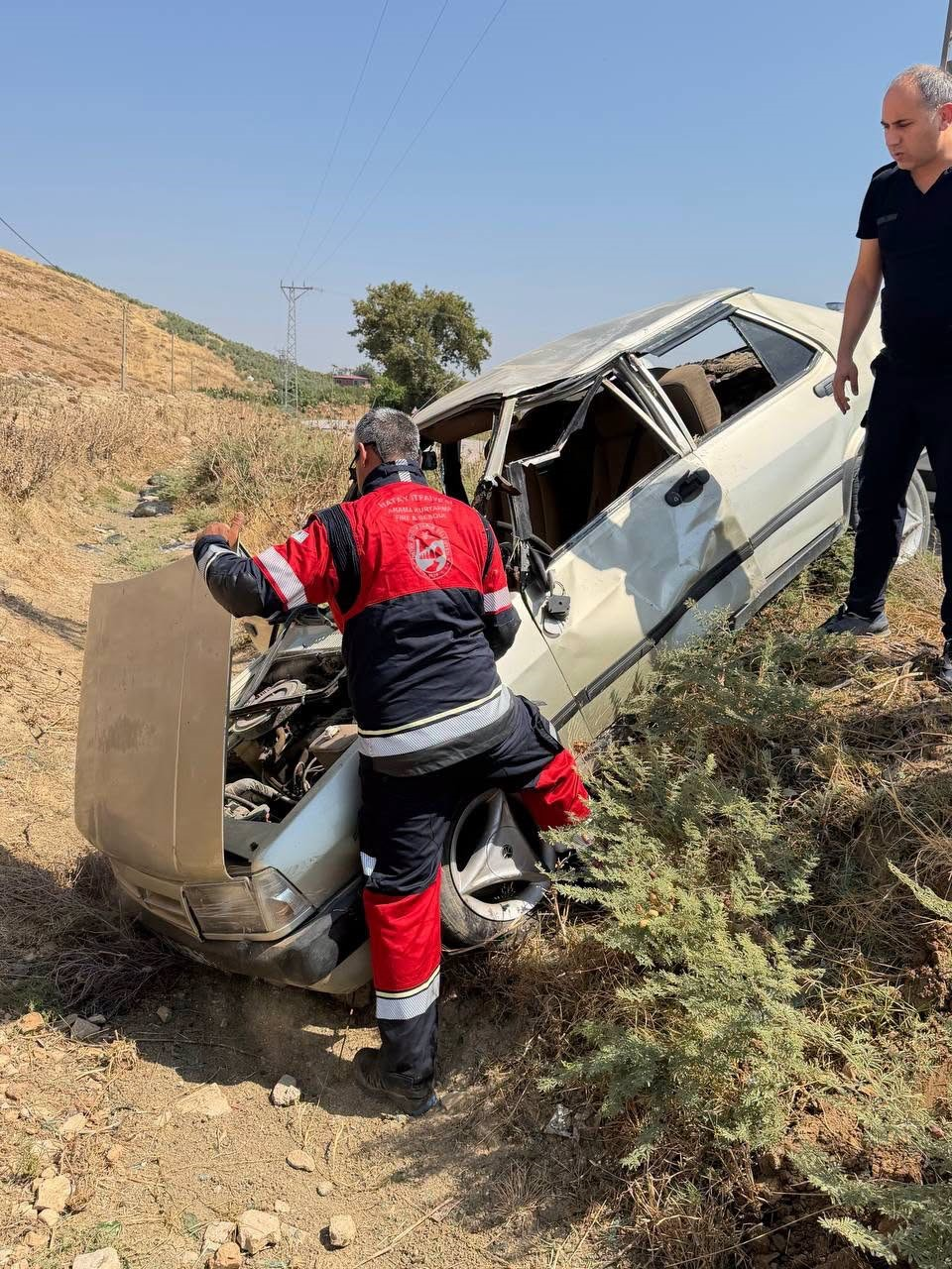 Kırıkhan’da trafik kazası: 3 yaralı