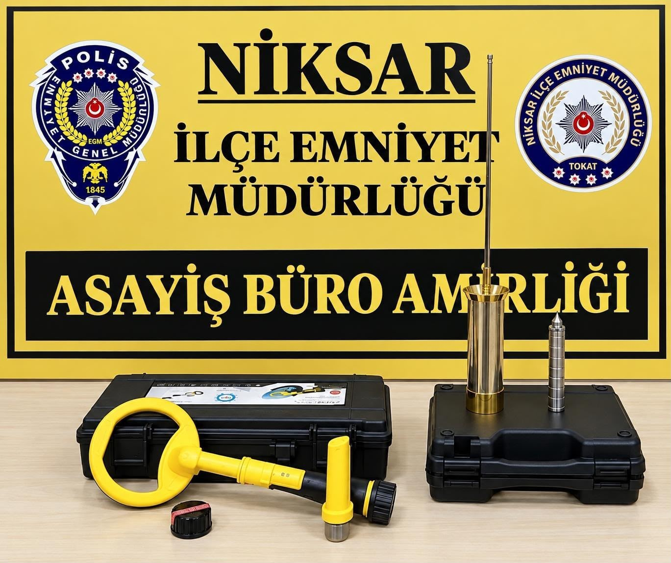 Tokat’ta kaçak defineciler suçüstü yakalandı
