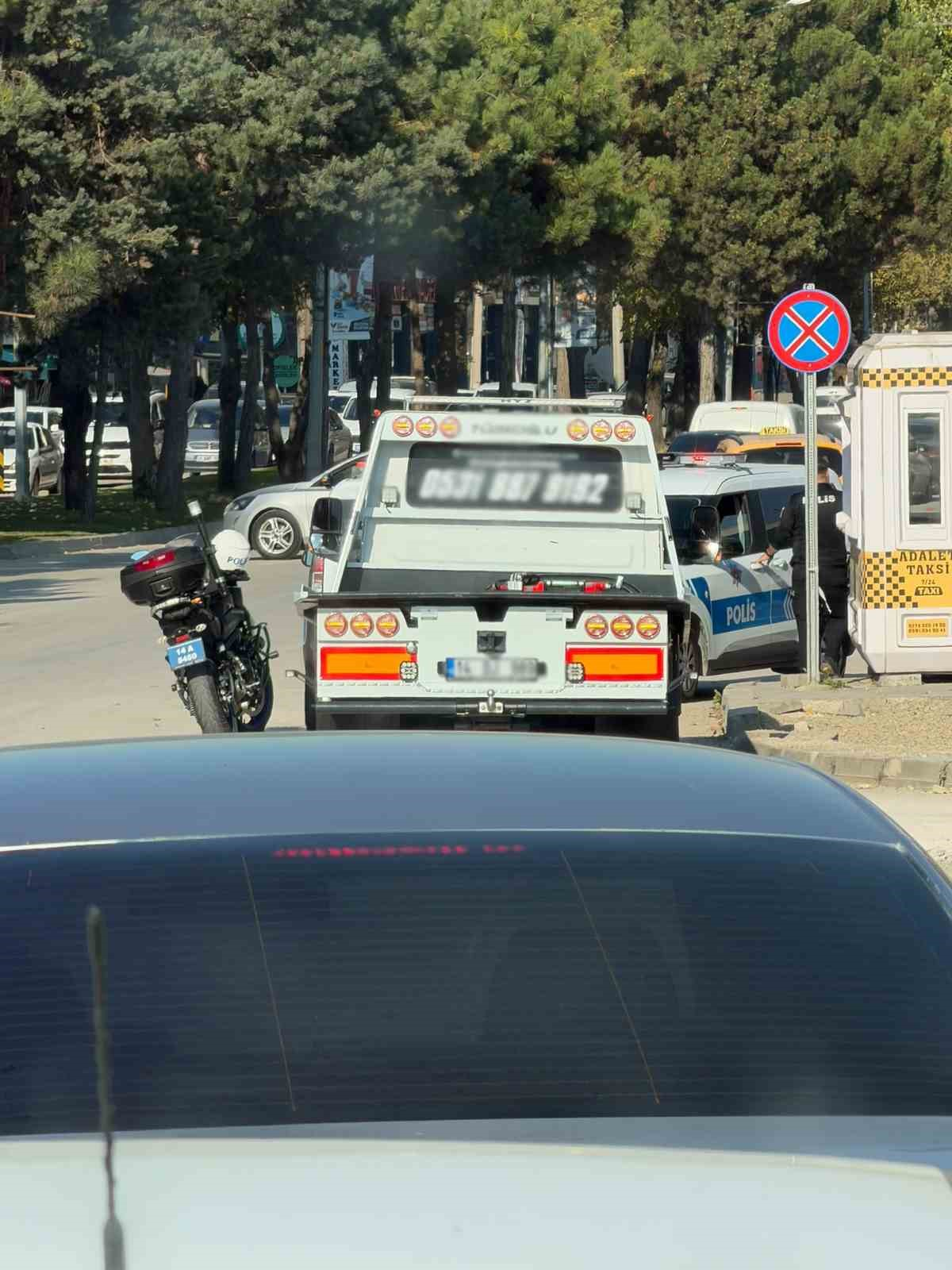 Bolu’da oto kurtarıcıya başka plaka takan sürücüye 186 bin lira ceza