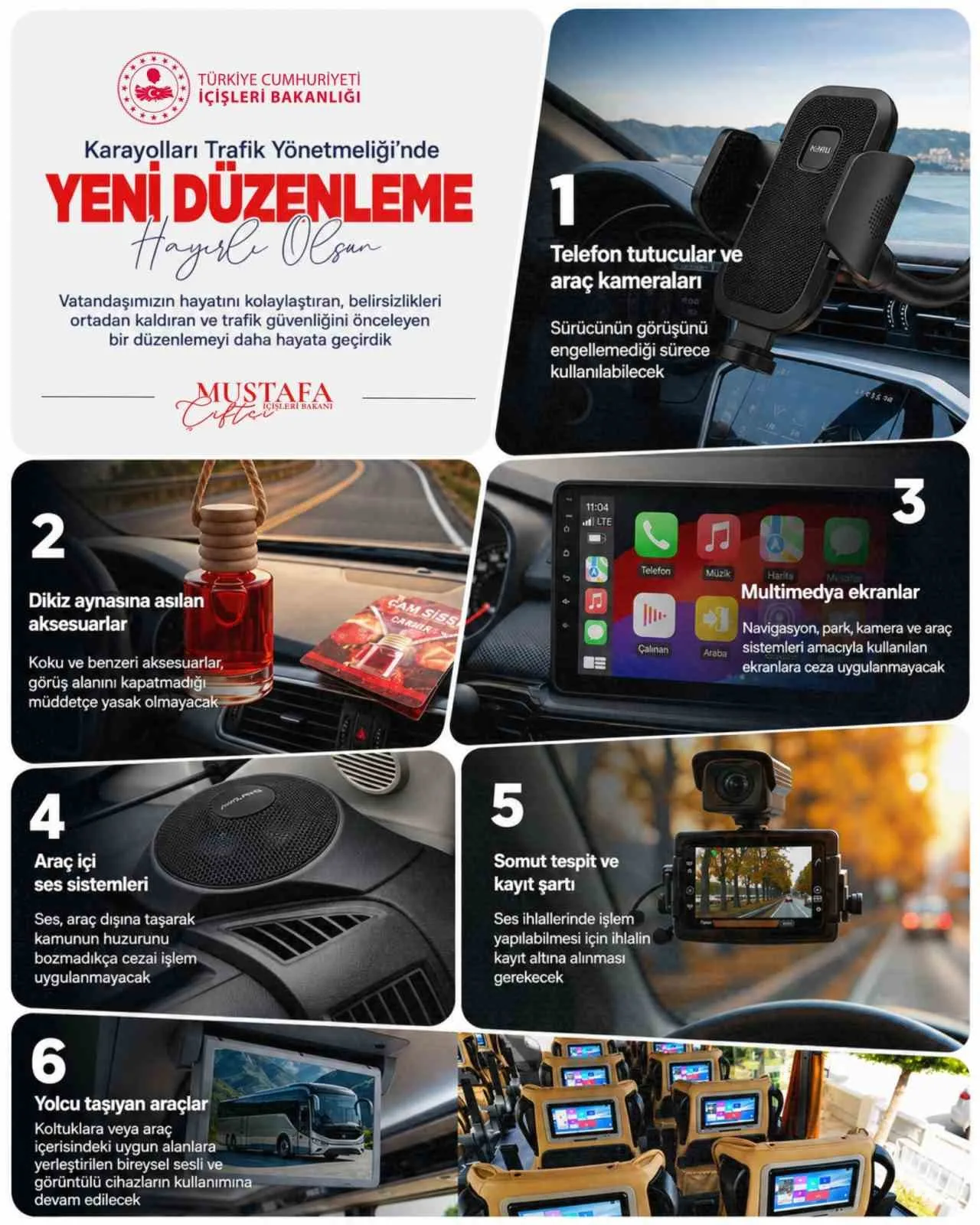 Bakan Çiftçi: "Karayolları Trafik Yönetmeliği’nde yaptığımız düzenleme tüm sürücülerimize hayırlı olsun"