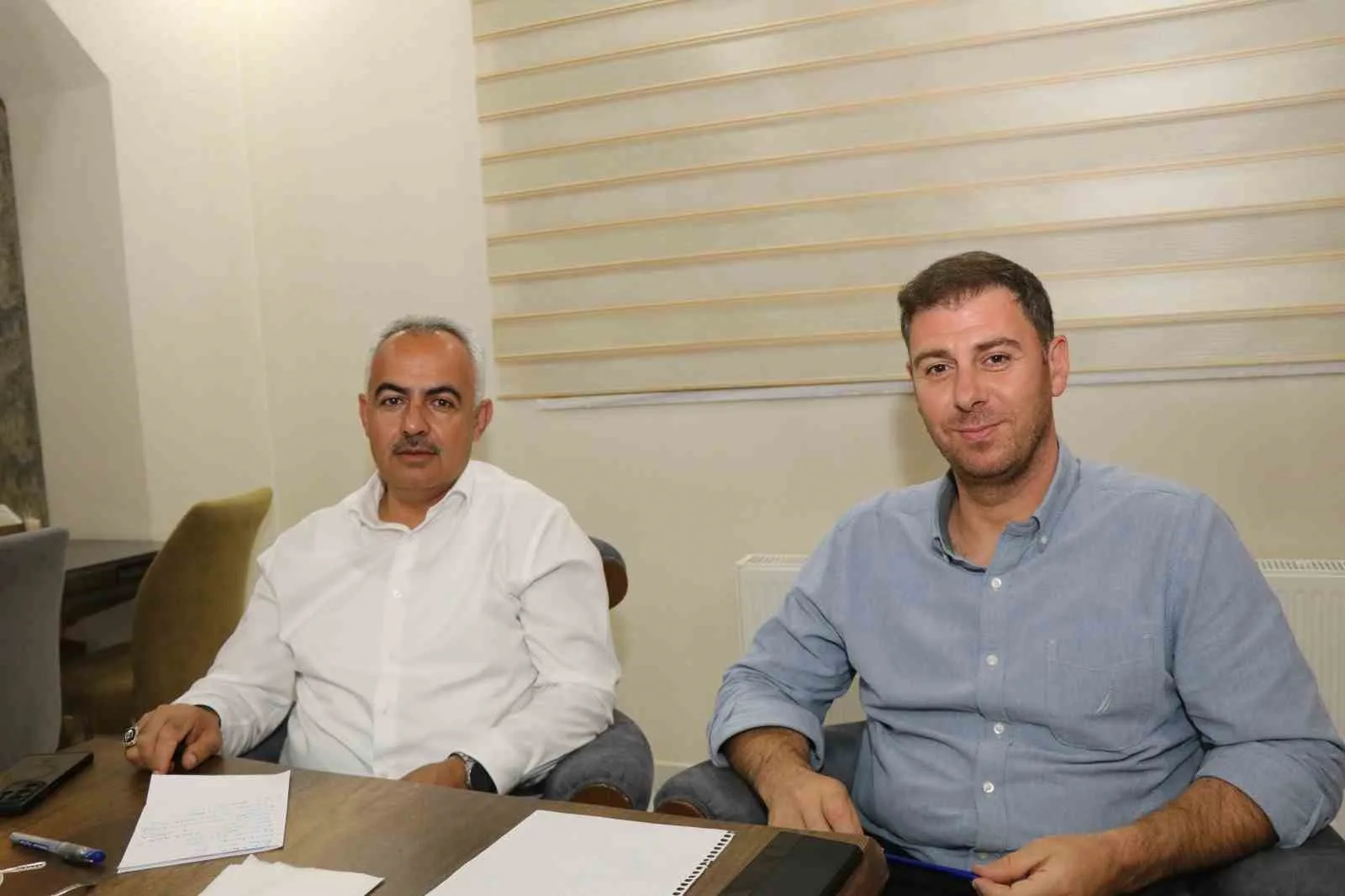 Başkan Çelebi basın mensuplarıyla bir araya geldi: Oltu’nun geleceği masaya yatırıldı
