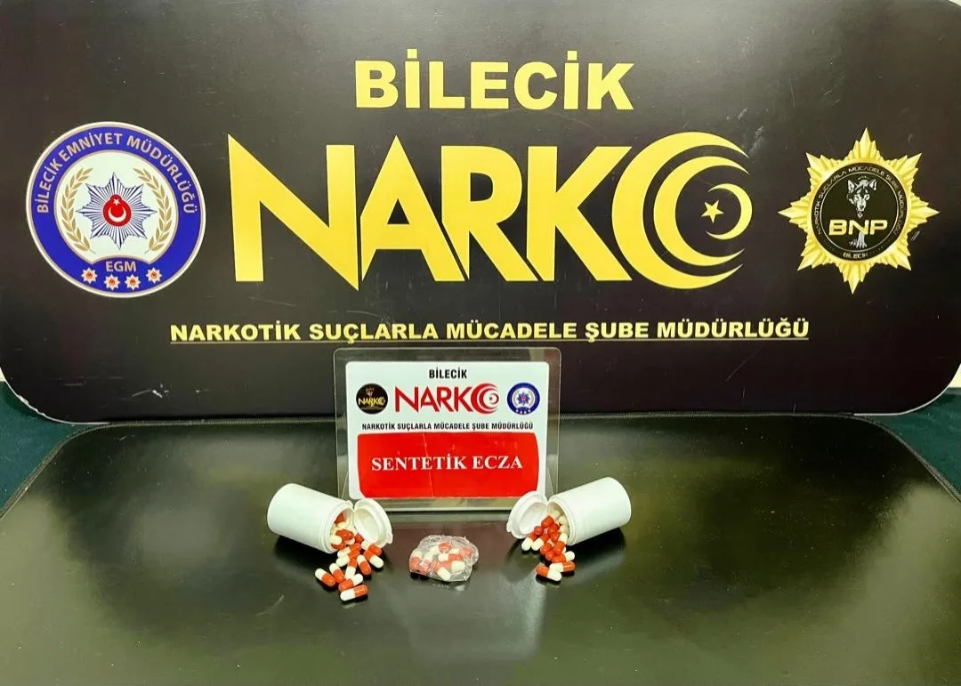 Bilecik’te uyuşturucu operasyonuna 2 gözaltı