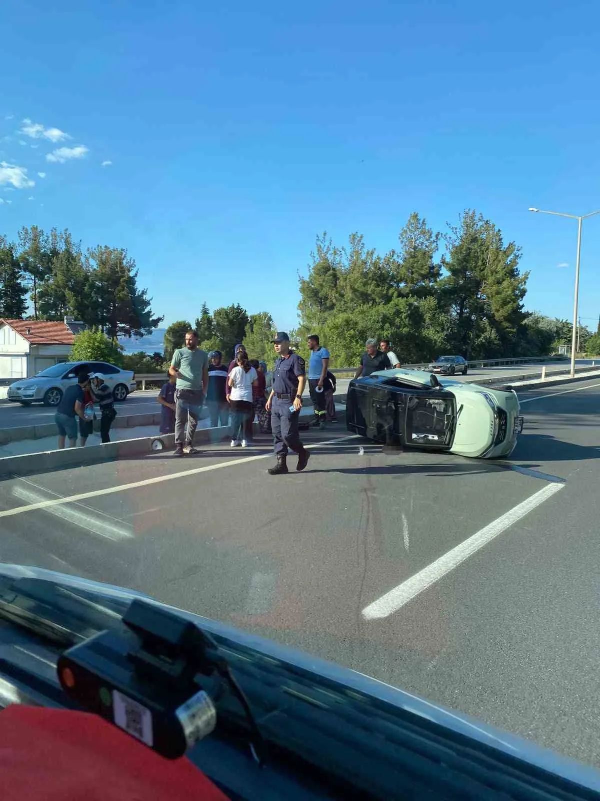 Burdur’da elektrikli aracın devrilmesi sonucu meydana gelen trafik kazasında 1 kişi yaralandı.