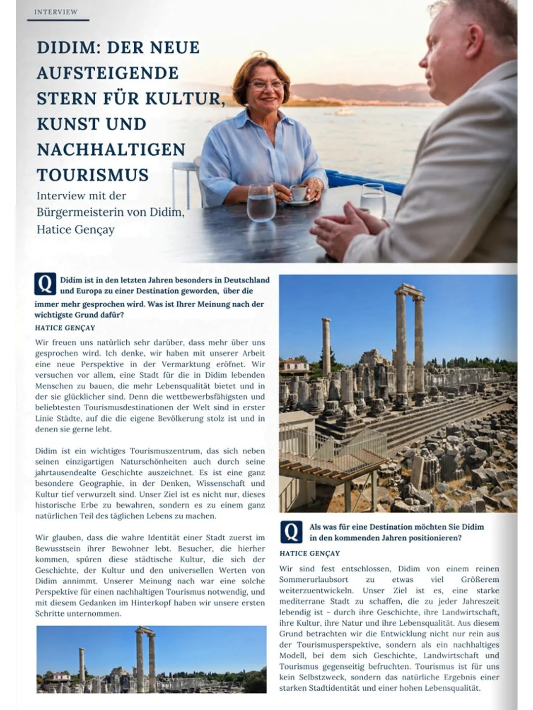 Didim, Almanya’daki bir dergide tanıtıldı