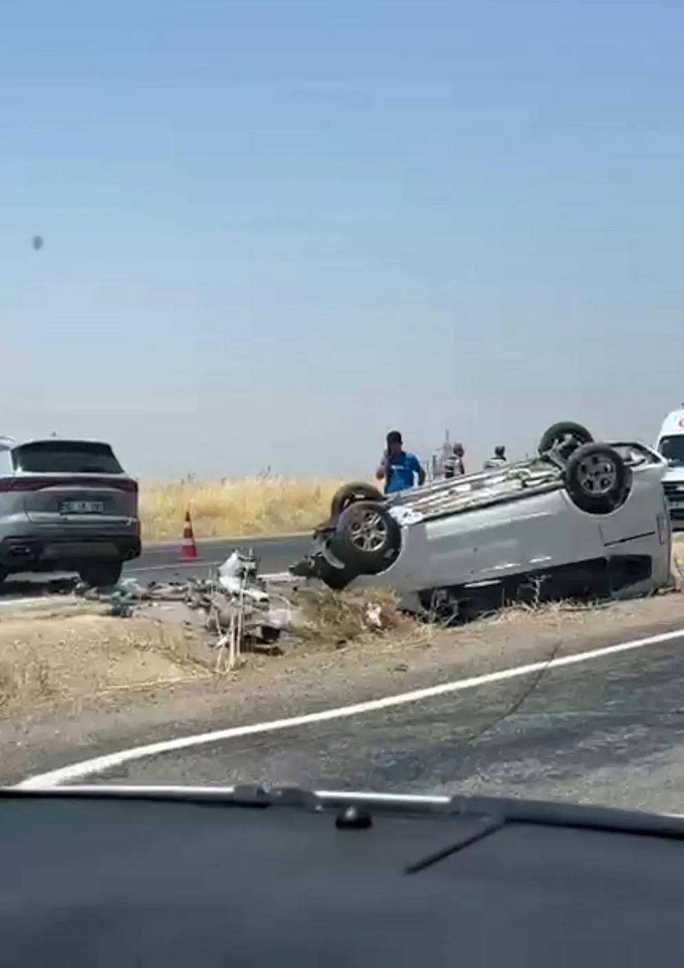 Diyarbakır’da iki otomobil çarpıştı: 9 yaralı