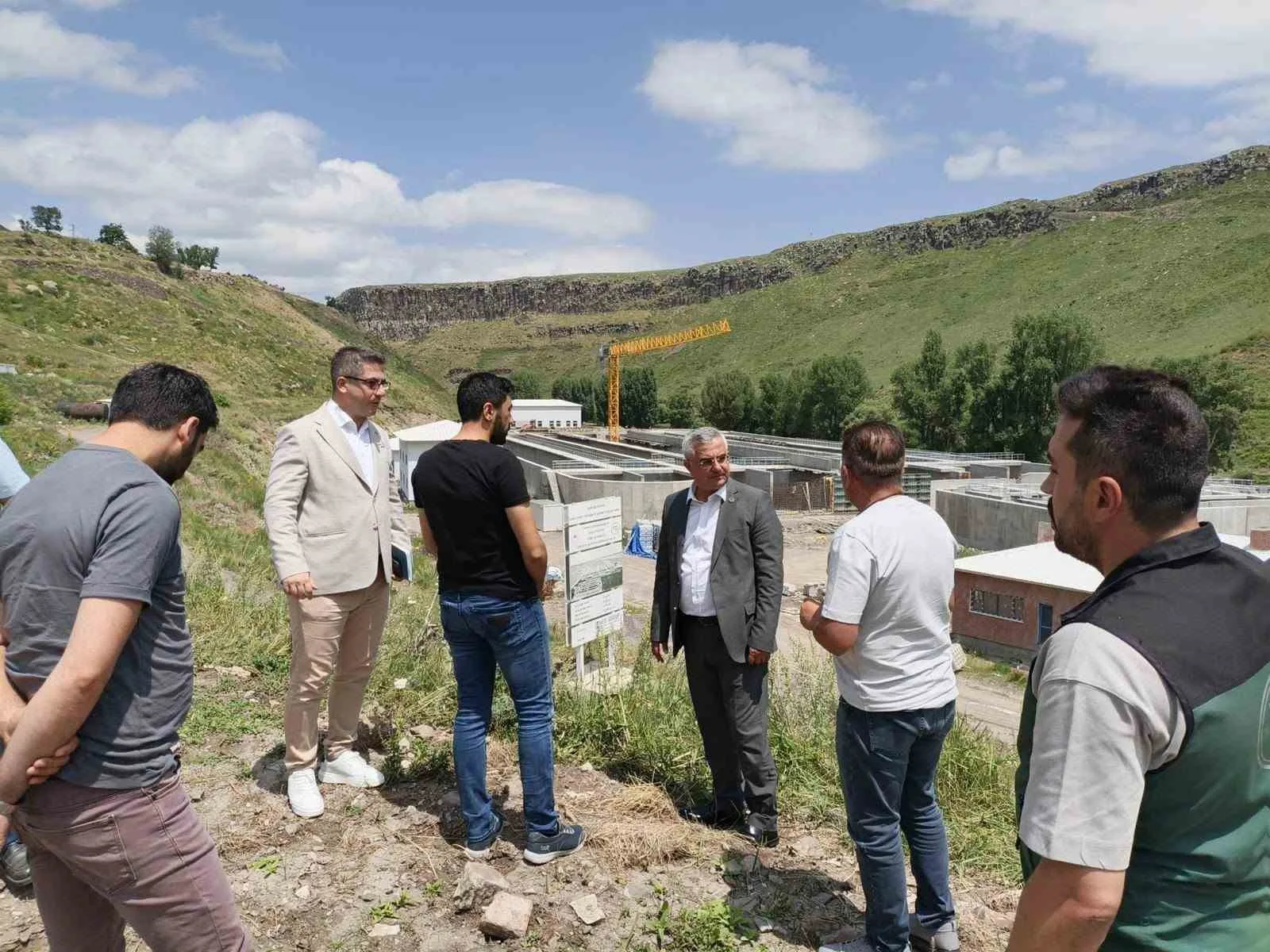 DSİ’den Kars’ta yatırımlara yakın takip: Atıksu Tesisi ve Kağızman Barajı yerinde incelendi