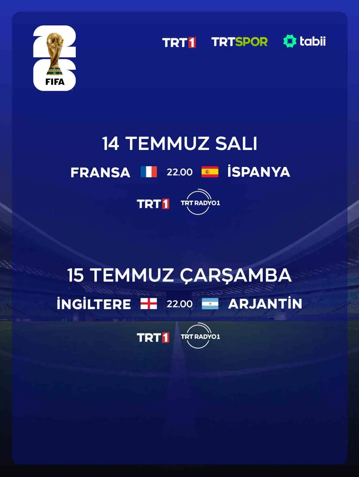 Dünya Kupası’nda yarı final maçları başlıyor