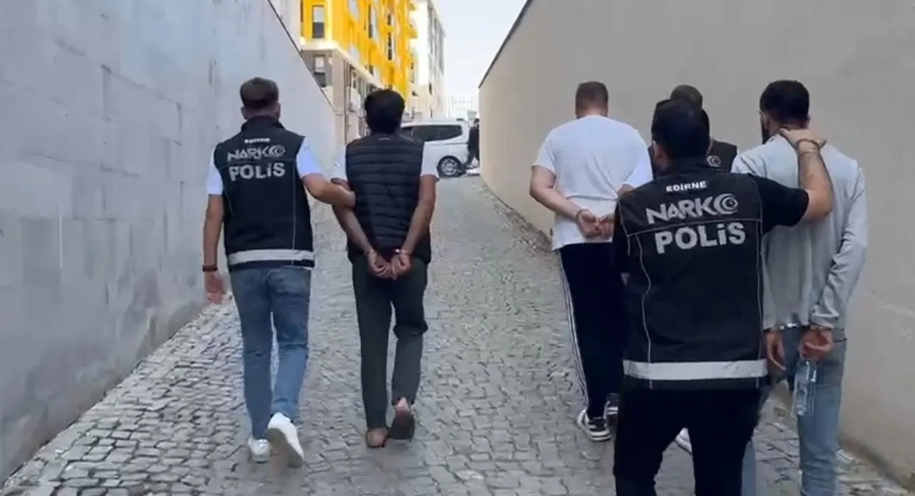 Edirne’de uyuşturucu operasyonu: 2 tutuklama