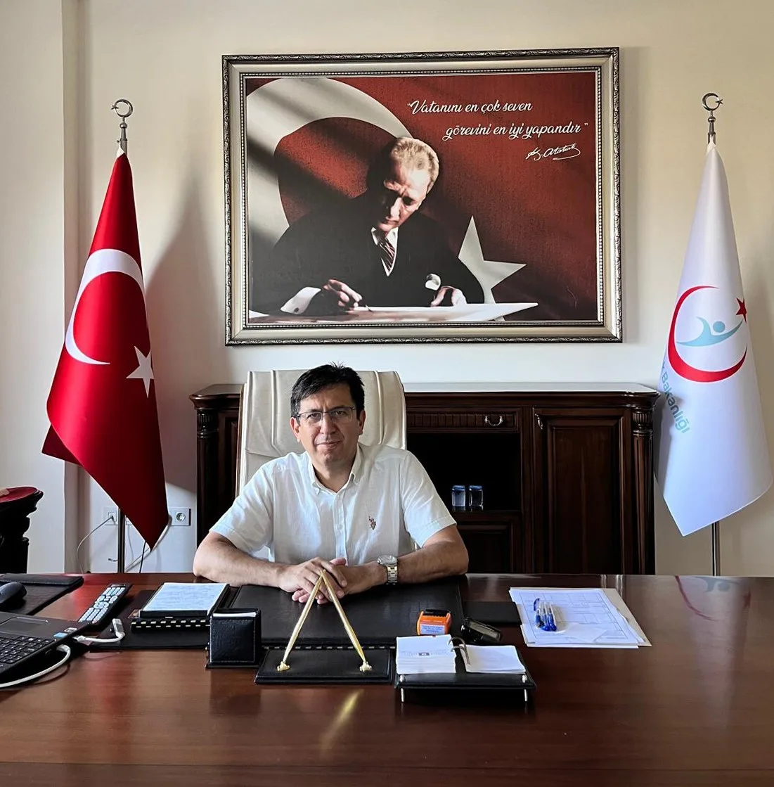 Gazipaşa Devlet Hastanesi’nde yeni başhekim görevine başladı