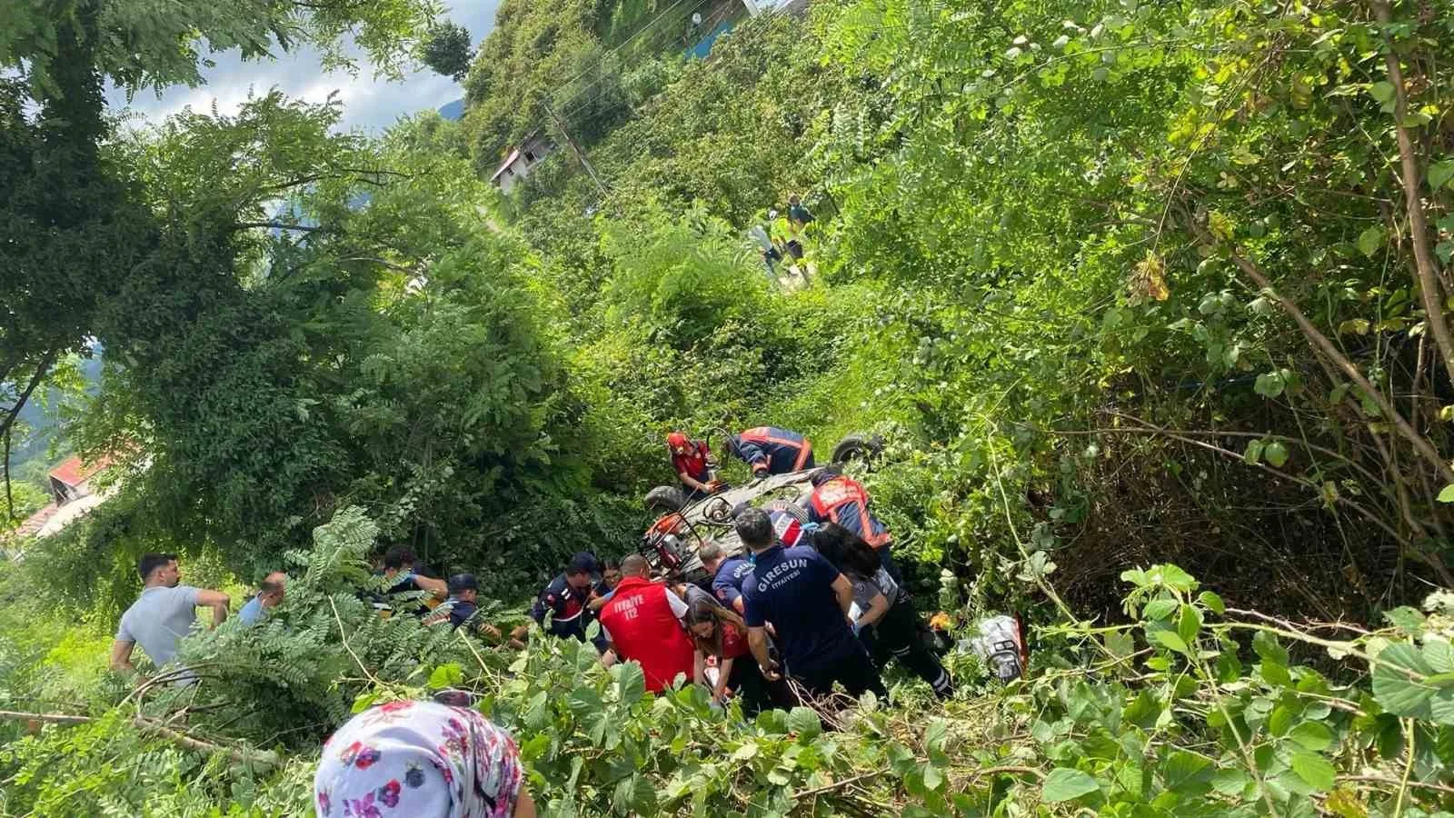 Giresun’da trafik kazası: 2 ölü, 3 yaralı