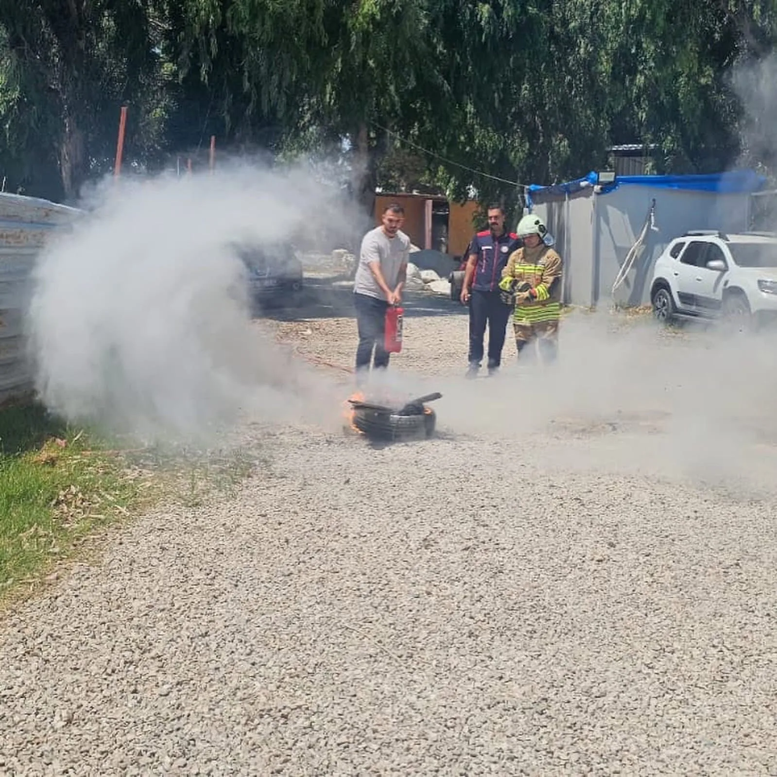 Hatay Arkeoloji Müzesi’nde yangın eğitimi ve tatbikatı gerçekleştirildi