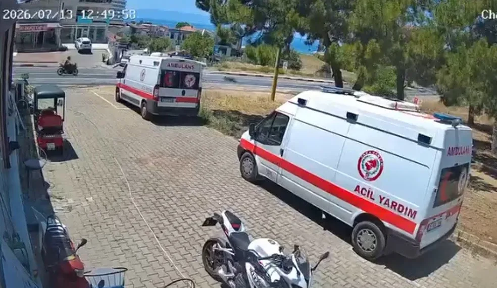 İzmir’de ölümlü kaza anı kamerada