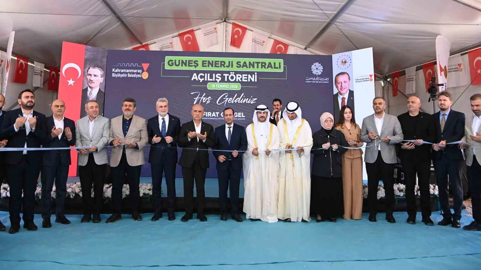 Kahramanmaraş Güneş Enerji Santrali hizmete açıldı