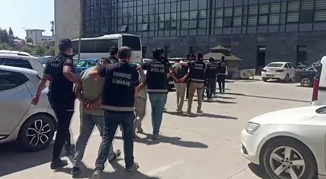 Kahramanmaraş’ta uyuşturucu operasyonu: 25 tutuklama