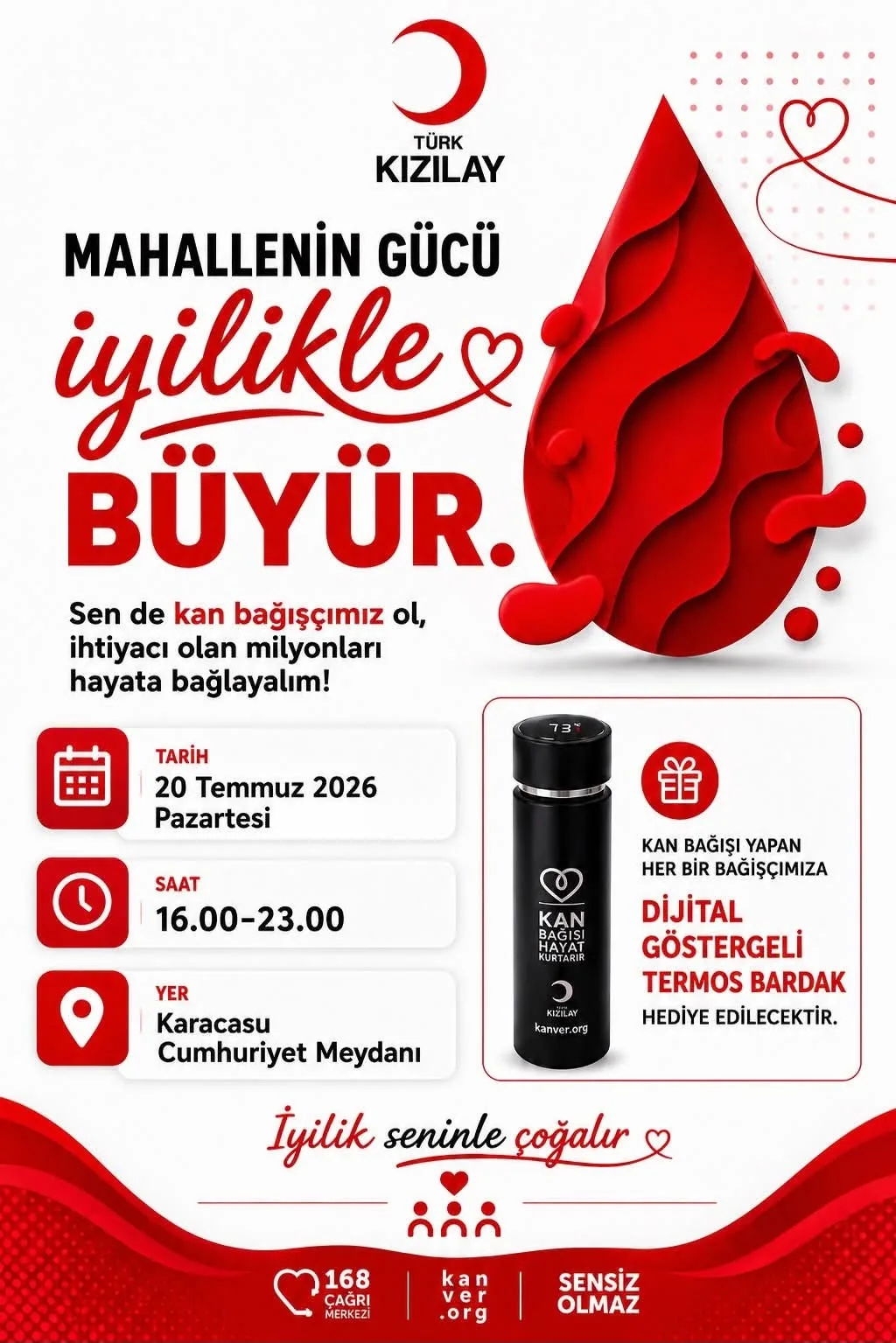 Karacasu’da kan bağışı etkinliği düzenlenecek