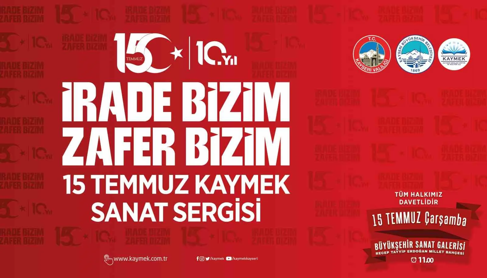 KAYMEK’ten 15 Temmuz ruhunu sanatla yaşatacak anlamlı sergi