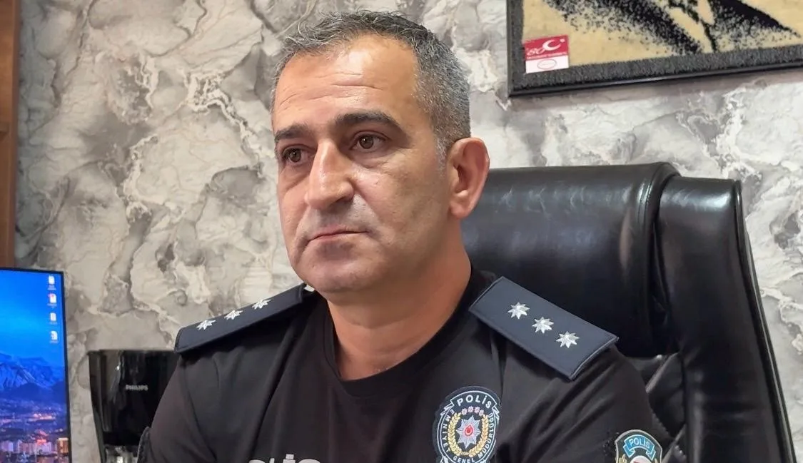Kayseri’de başkomiserden duygu dolu emeklilik anonsu