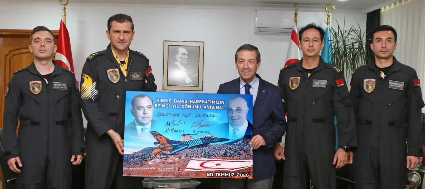 KKTC Dışişleri Bakanı Ertuğruloğlu: "Türk F-16’ları ile büyük gurur duyuyoruz"