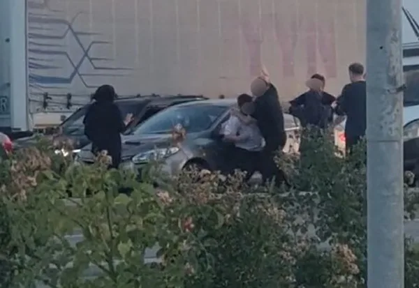 Konya’da trafikte yumruklu kavga