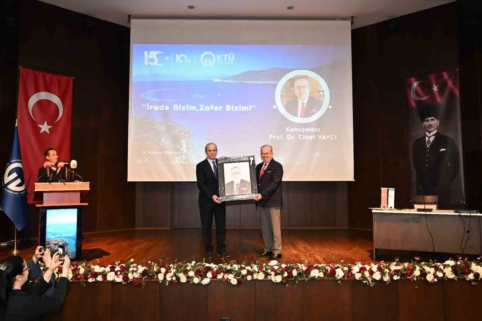 KTÜ’de "İrade Bizim, Zafer Bizim" Konferansı