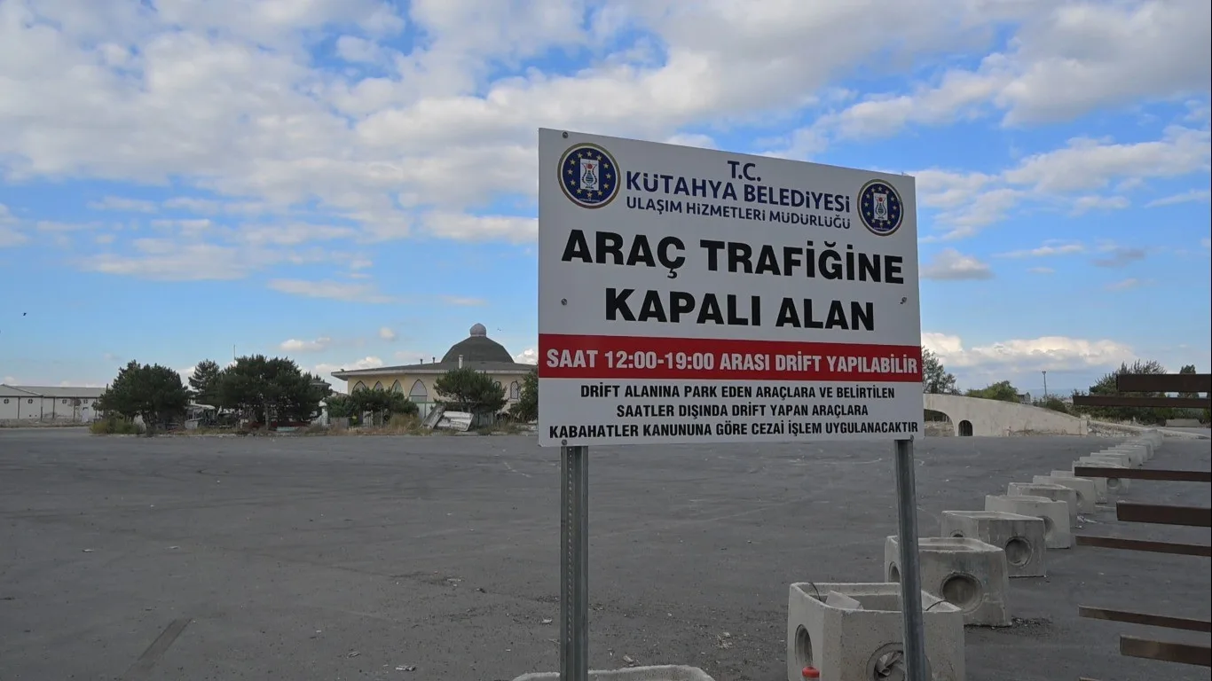Kütahya’da gürültü ve güvenlik şikâyetleri sonrası drift pisti kapatıldı