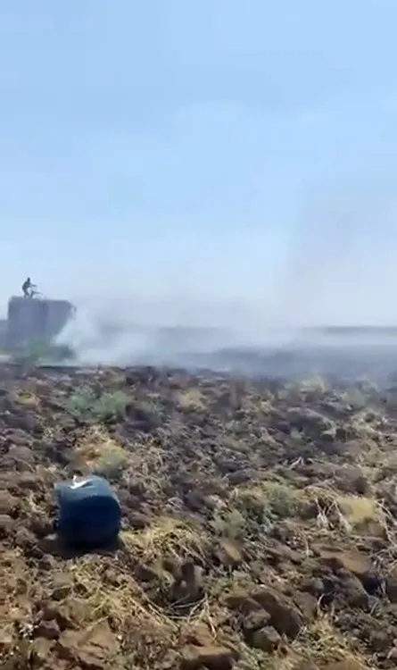 Mardin’deki anız yangını kontrol altına alındı