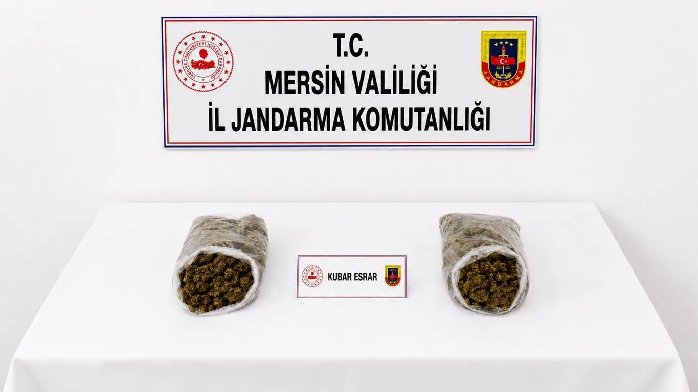 Mersin’de jandarmadan uyuşturucu operasyonu: 2 tutuklama