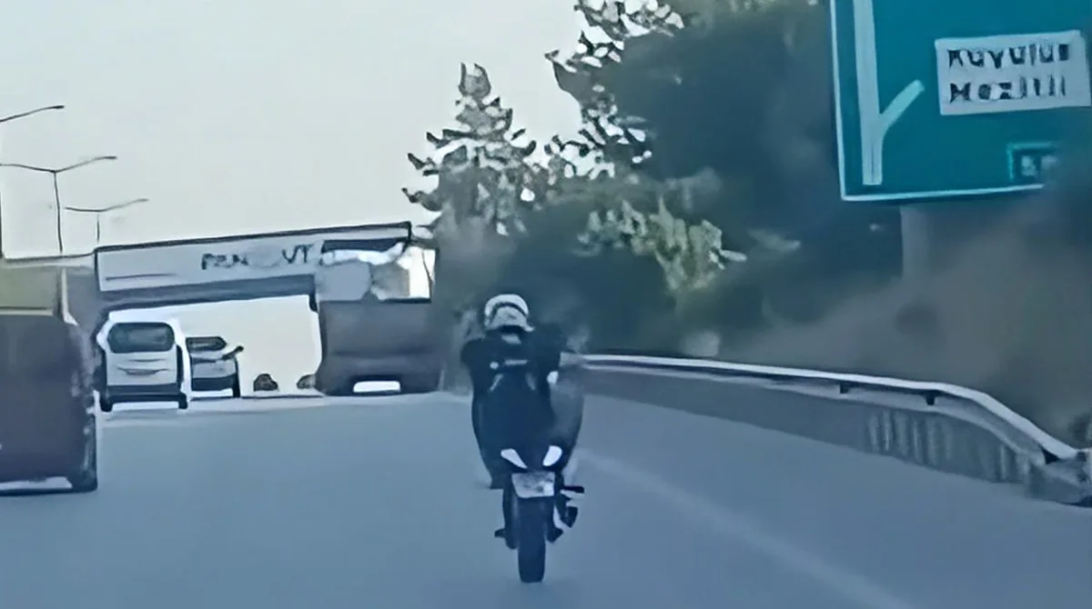 Mersin’de tek teker şov pahalıya patladı: 46 bin TL ceza kesildi