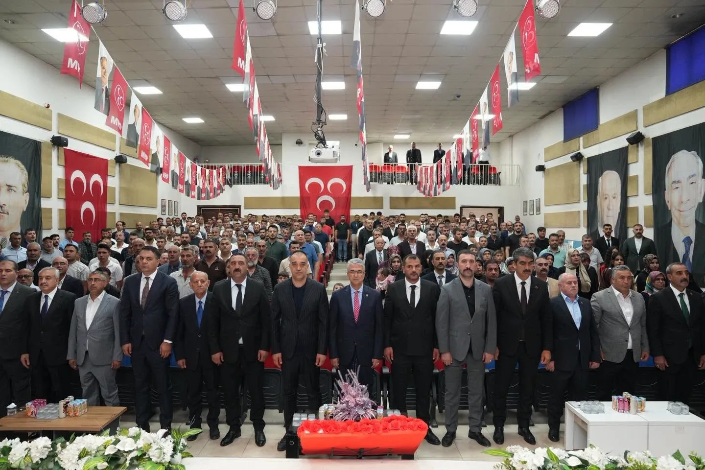 MHP Aşkale ilçe kongresi tamamlandı: Yeni Başkan Raci Gürcan Malli oldu