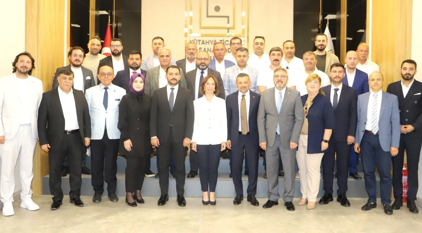 MHP heyetinden KUTSO’ya ziyaret: Kütahya’nın ekonomik geleceği için ortak istişare