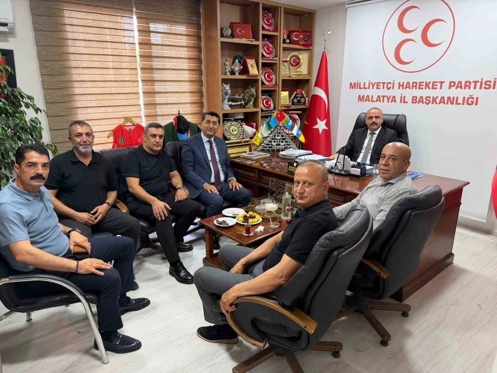 MTSO Başkan adayı Mahmut Boyraz’dan MHP teşkilatına hayırlı olsun ziyareti