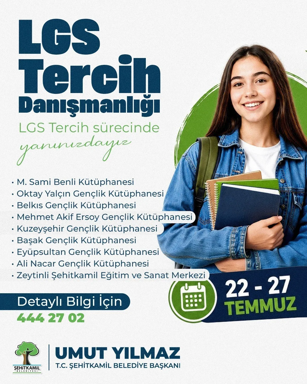 Şehitkamil’den LGS öğrencilerine ücretsiz danışmanlık desteği