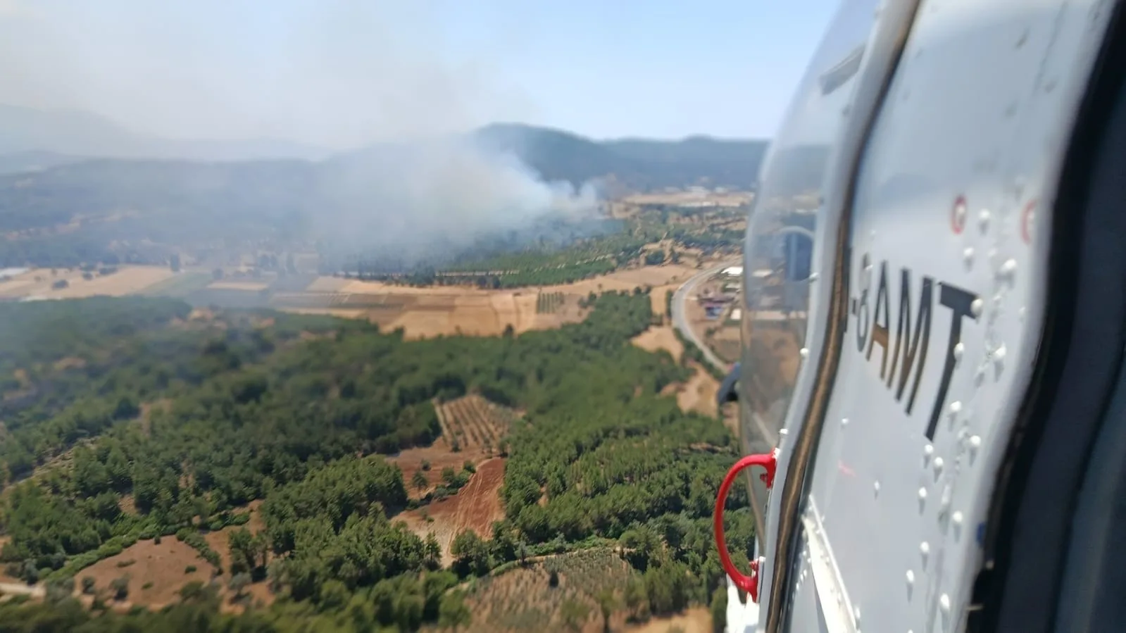 Seydikemer’de orman yangını