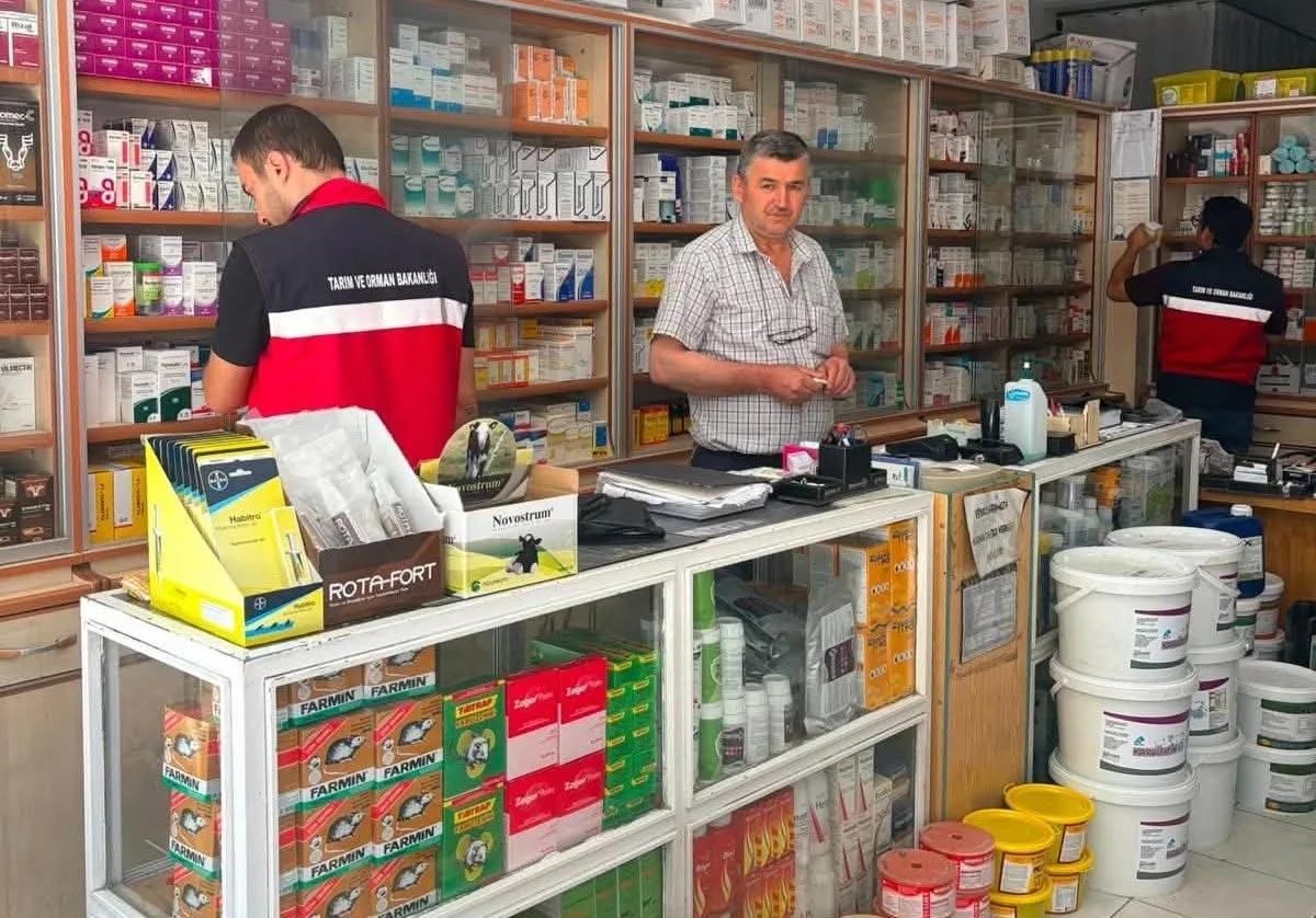 Simav’da veteriner hekim klinikleri denetlendi