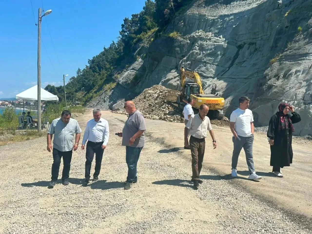 Sinop’ta yol ve Köy Yaşam Merkezi çalışmaları