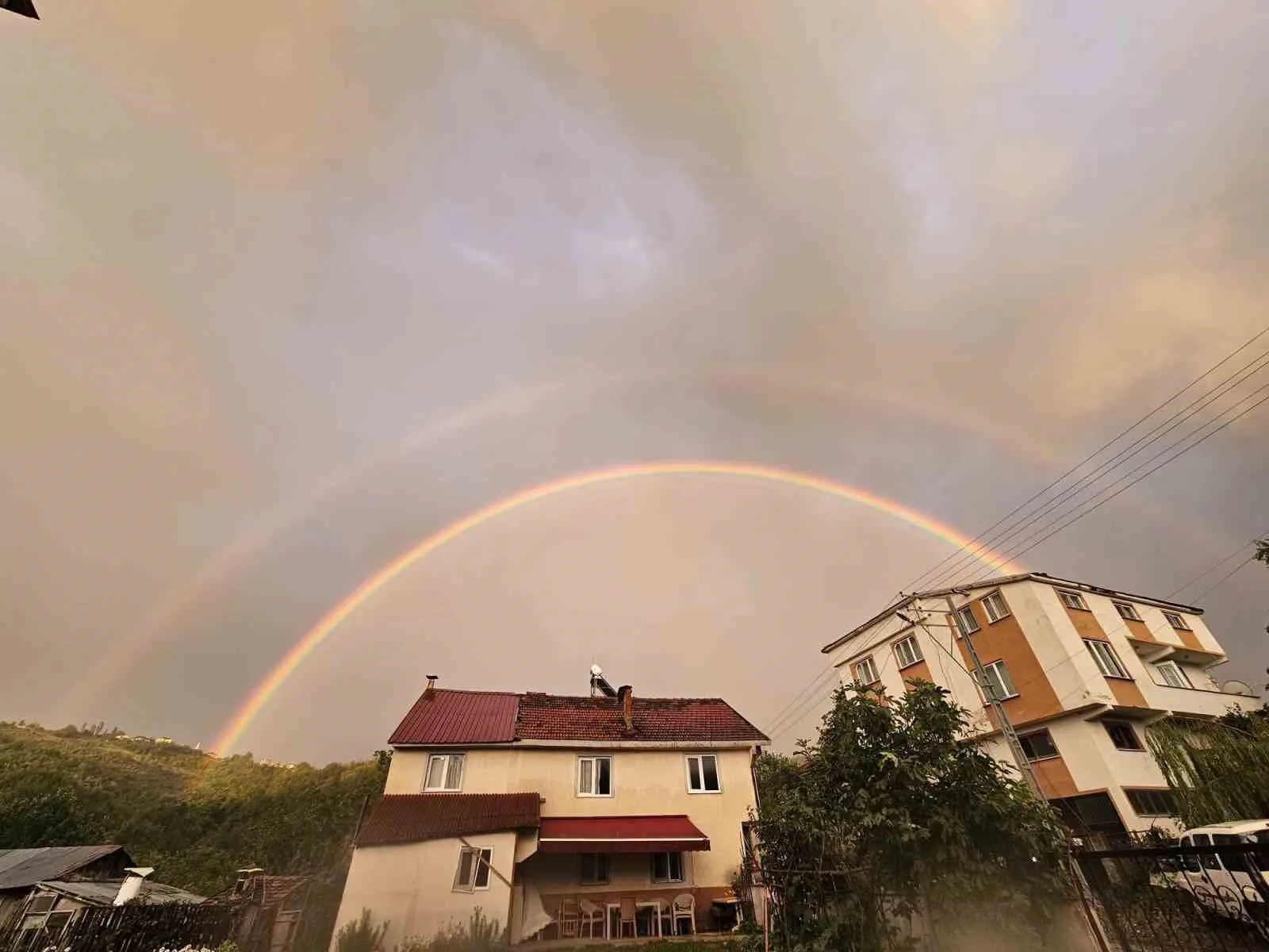 Sinop Türkeli’de gökkuşağı güzelliği