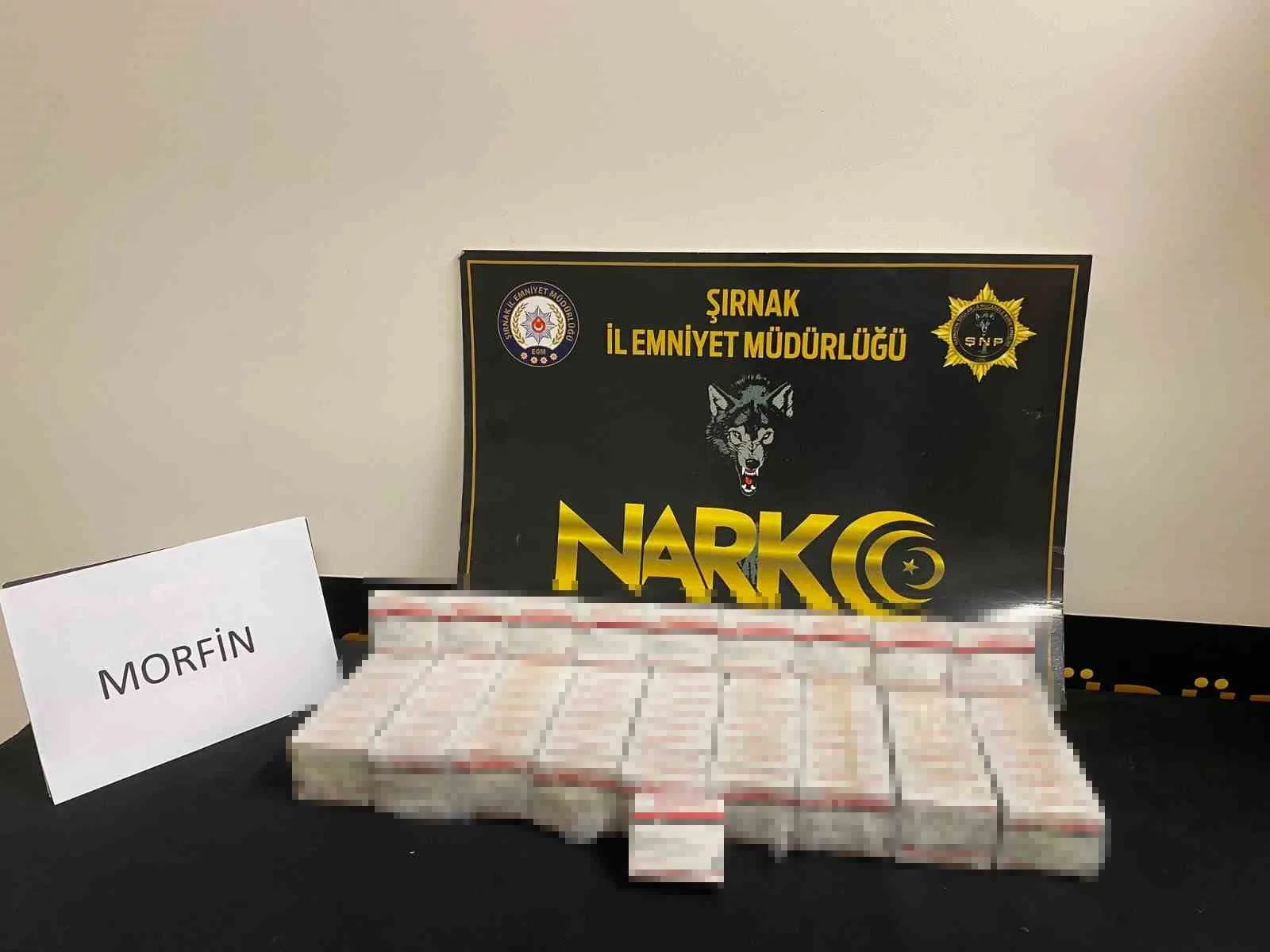 Şırnak’ta 1 milyon 950 bin liralık kaçak ürün ve uyuşturucu ele geçirildi: 6 tutuklama